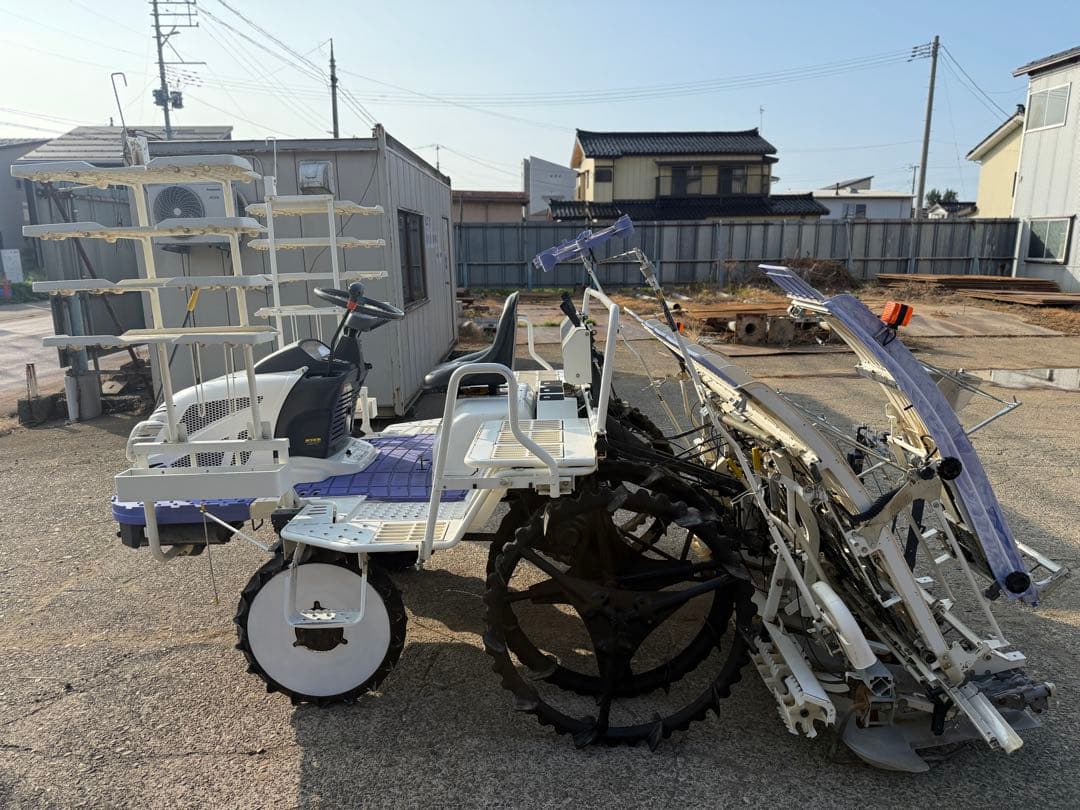 「新潟県長岡市発」三菱 田植機 LE80D 8条植 ディーゼル動作確認済み