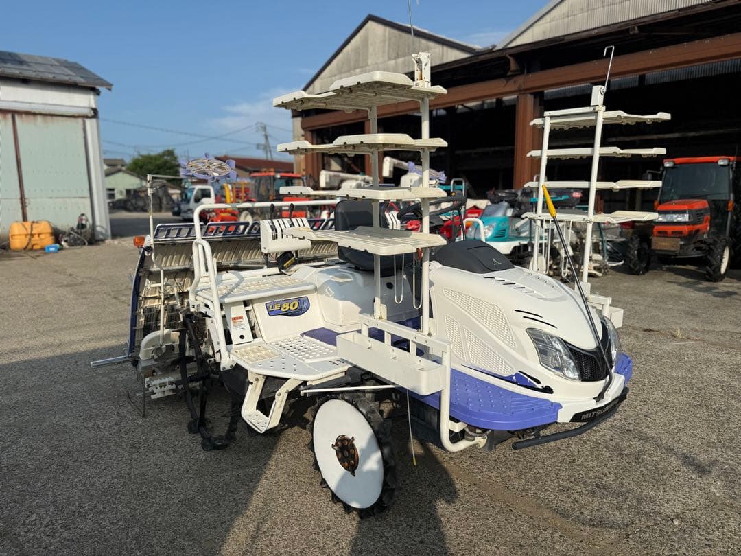 「新潟県長岡市発」三菱 田植機 LE80D 8条植 ディーゼル動作確認済み