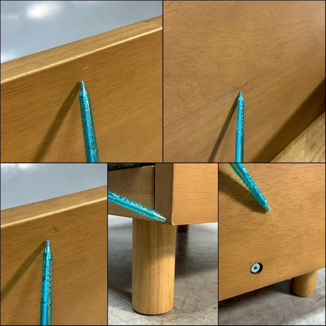 無印良品 MUJI ゆったり座れるアームレスソファ 1シーター グレー シンプル