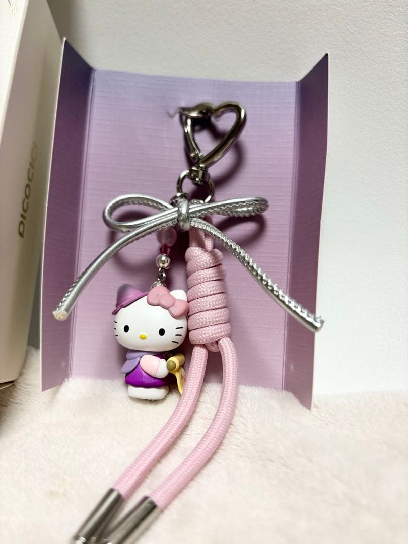 海外限定 希少 ハローキティ ストラップホルダー キーホルダー 新品