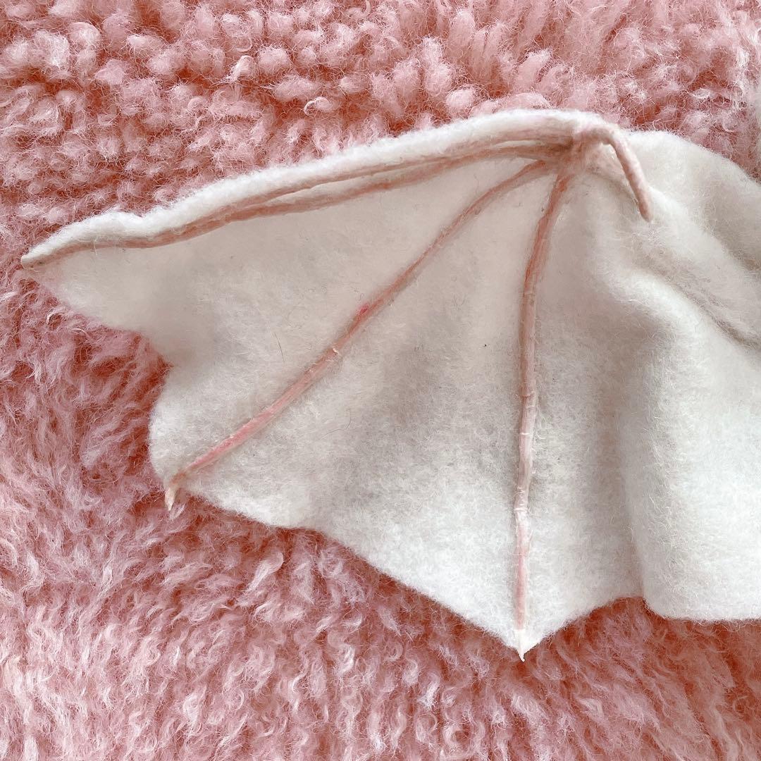 最終価格 白コウモリ ぬいぐるみ 海外作家様 ハンドメイド - メルカリ