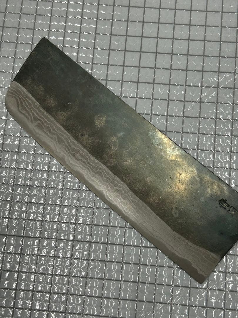 仙助 包丁 菜切 菜切包丁 165mm 安来鋼青紙2号 紫檀シノギ柄 ①