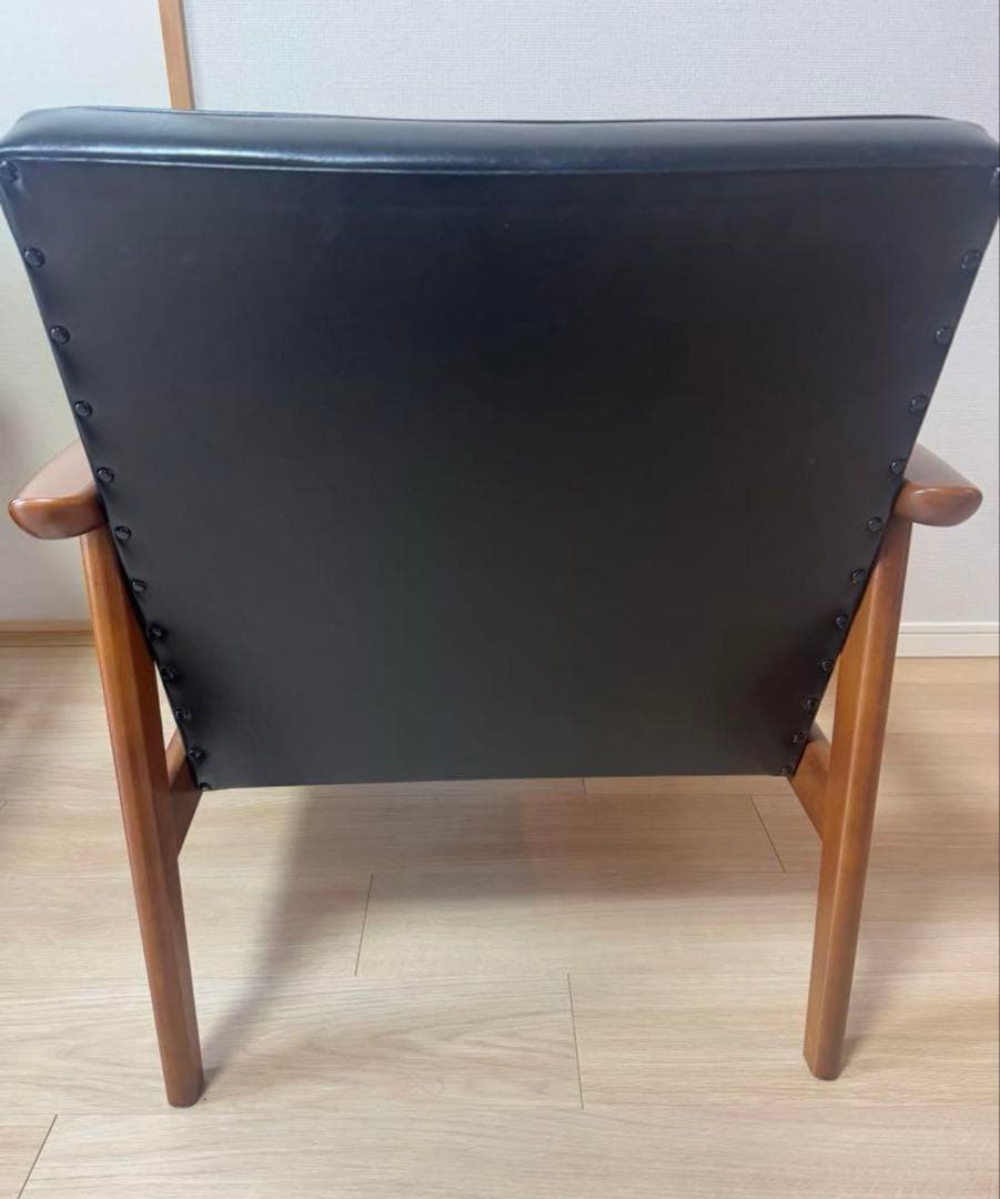 カリモク60 Kチェア　1シーター　ブラック