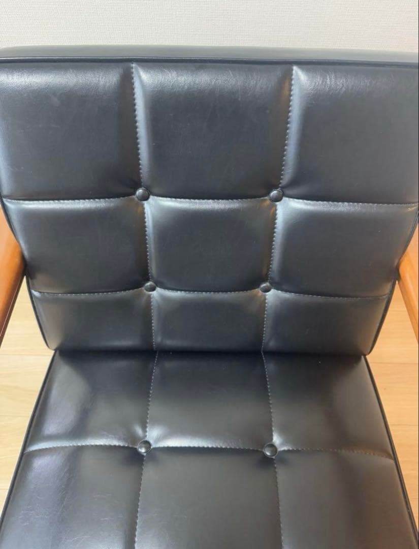 カリモク60 Kチェア　1シーター　ブラック