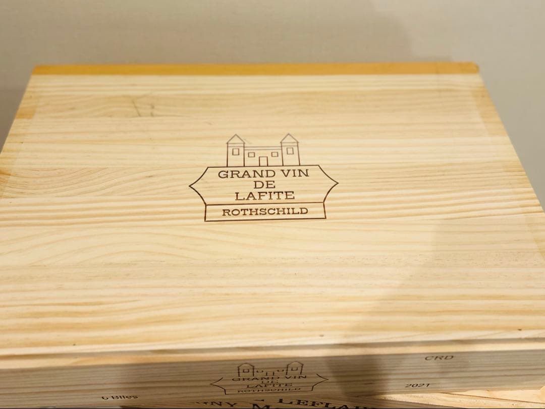 Leflaiveと バタール・モンラッシェ グラン・クリュ ワイン空箱x4