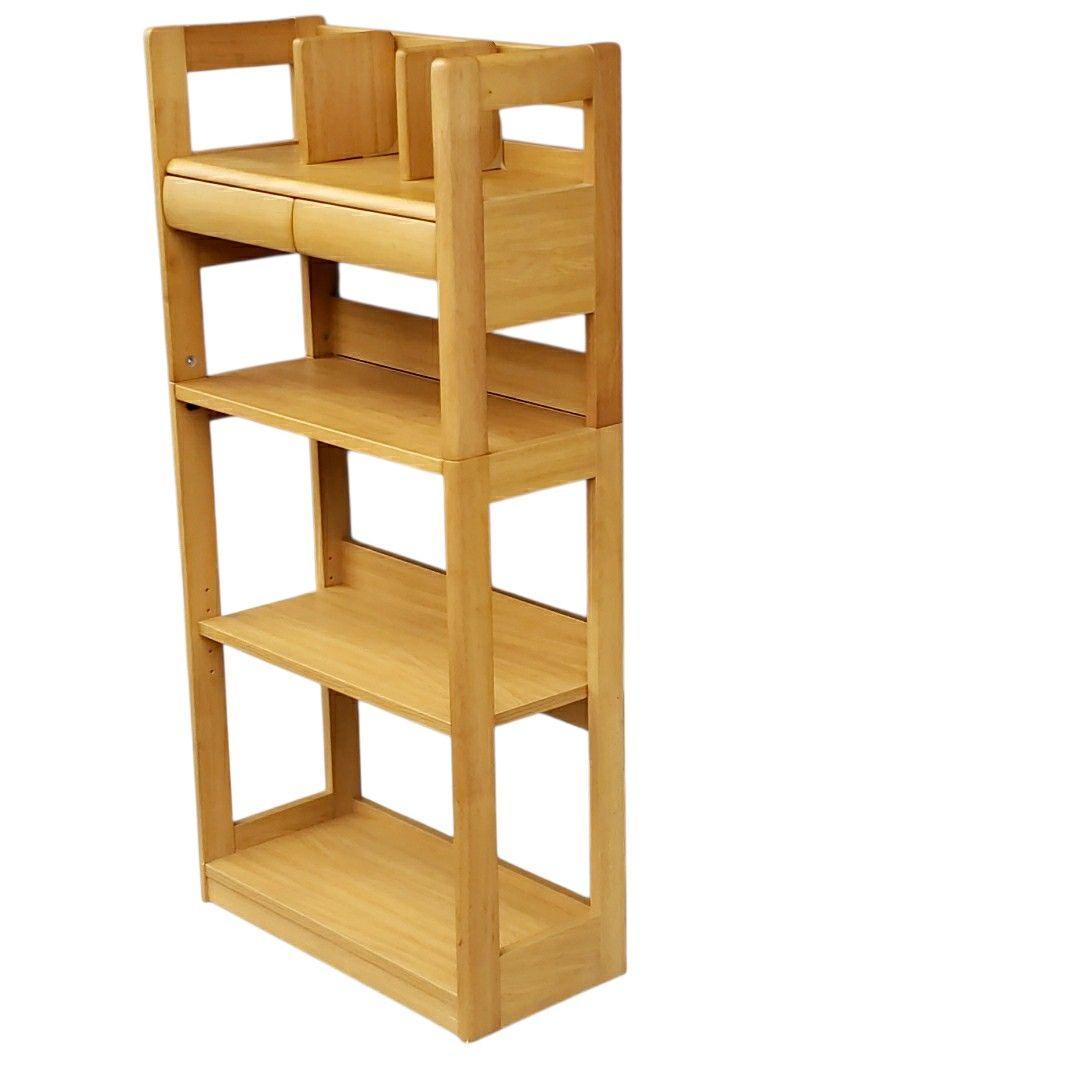 【美品】KOIZUMI オープンシェルフ 引出し2杯 書棚 デスクシェルフ