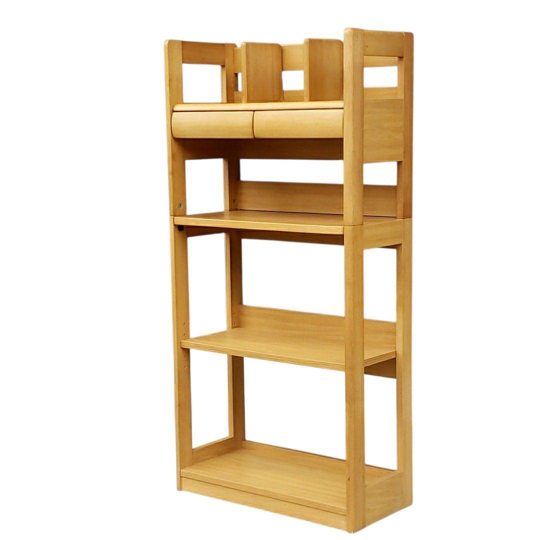 【美品】KOIZUMI オープンシェルフ 引出し2杯 書棚 デスクシェルフ