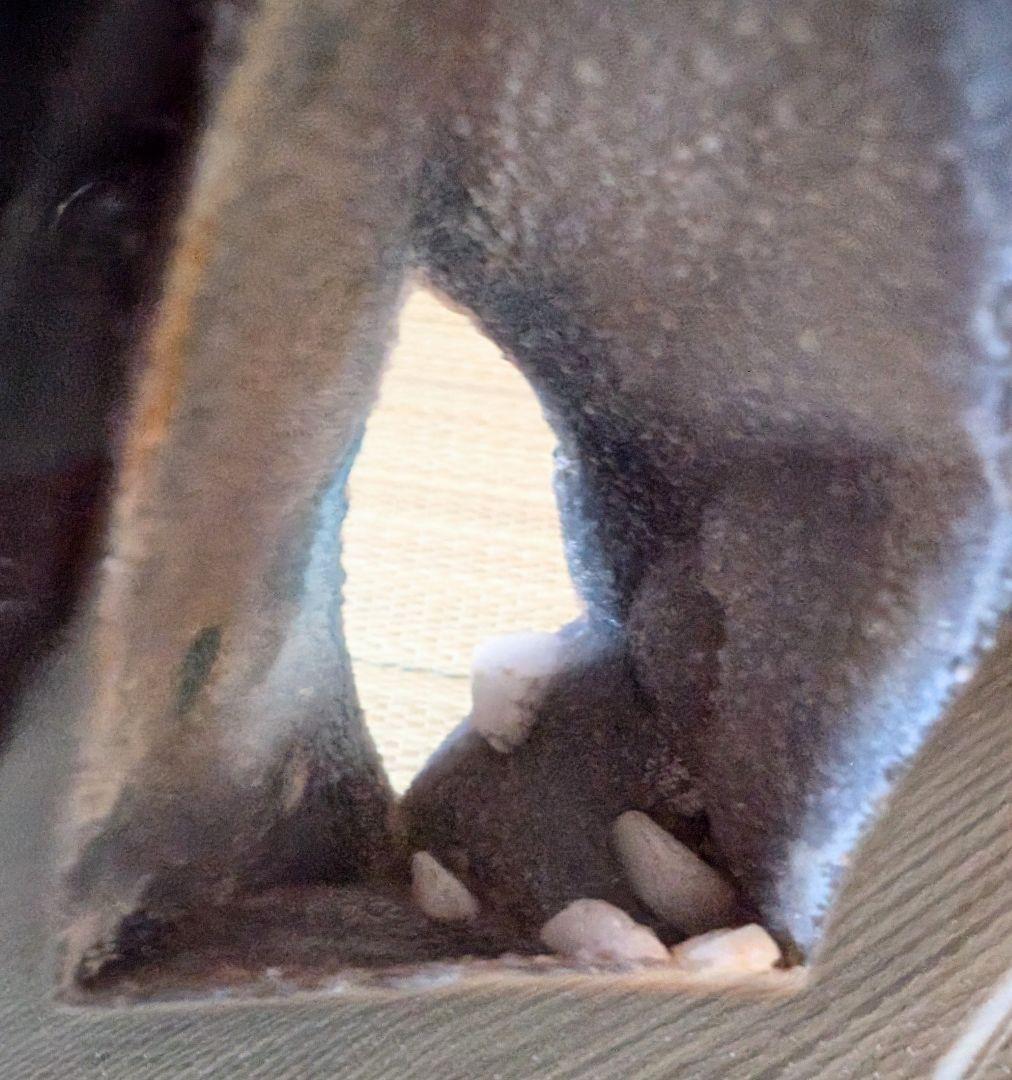 アゲート ジオード 原石　？★6.6kg★台付き　希少かも!　美品