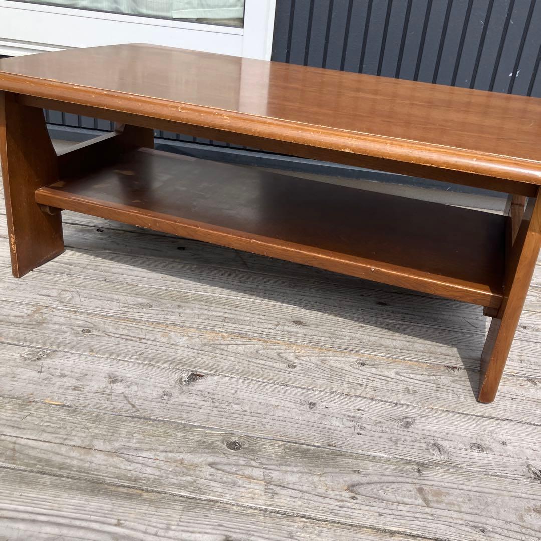 北欧レトロ 木製 センターテーブル コーヒーテーブル サイドテーブル 古家具