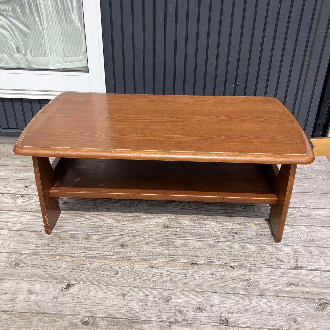 北欧レトロ 木製 センターテーブル コーヒーテーブル サイドテーブル 古家具