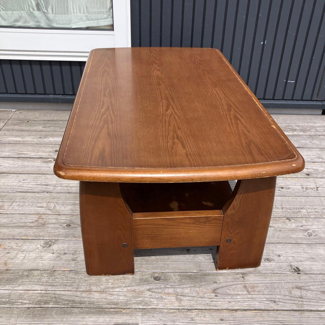 北欧レトロ 木製 センターテーブル コーヒーテーブル サイドテーブル 古家具