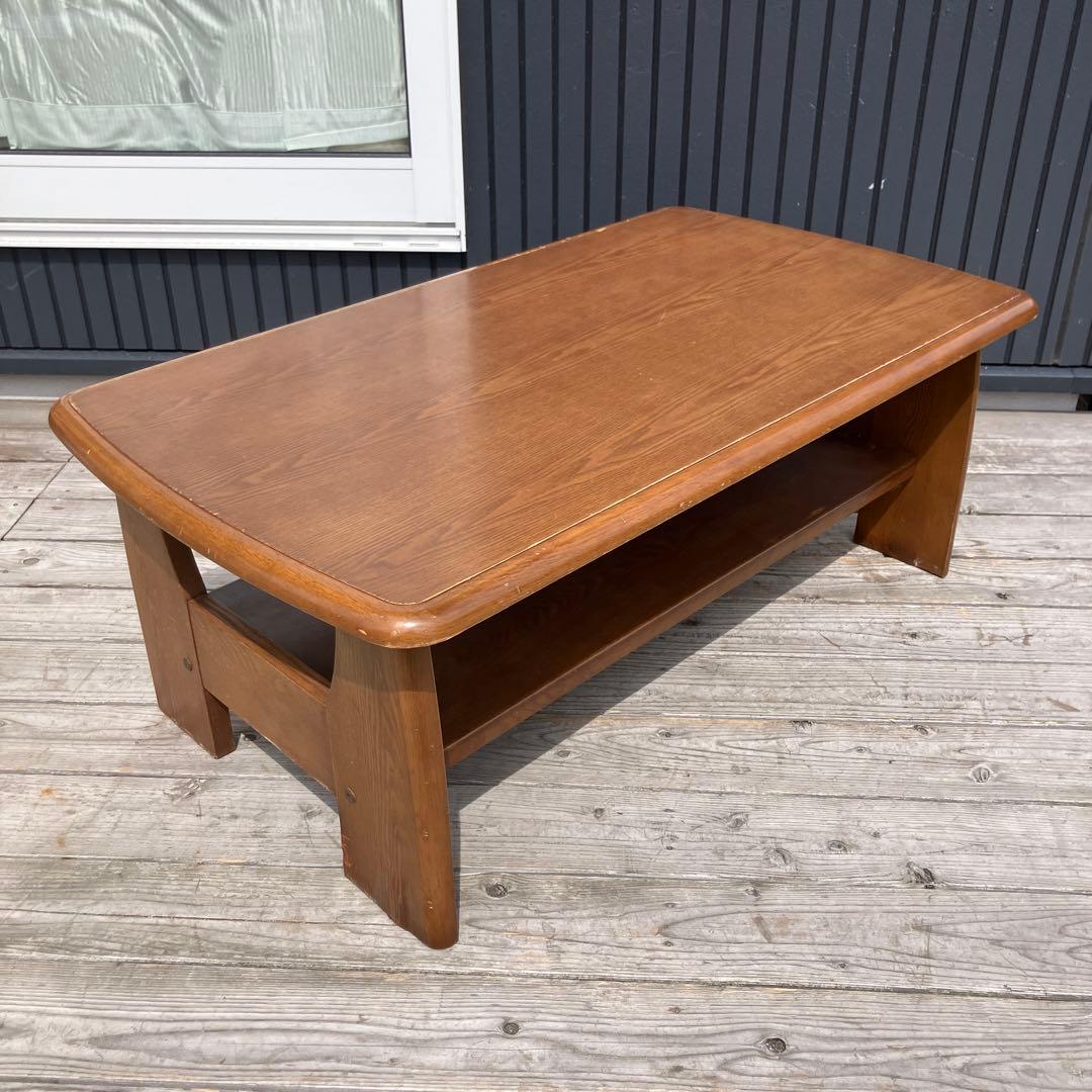 北欧レトロ 木製 センターテーブル コーヒーテーブル サイドテーブル 古家具