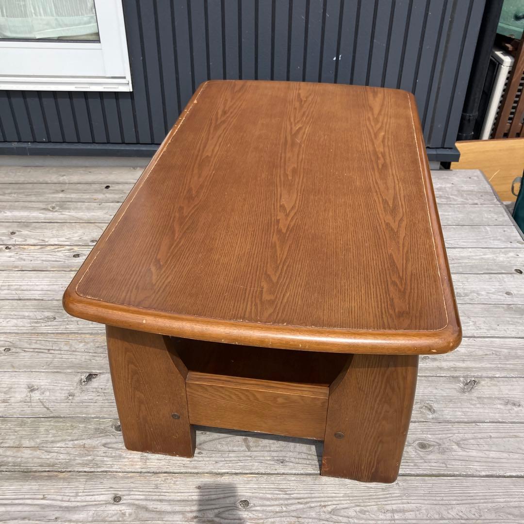 北欧レトロ 木製 センターテーブル コーヒーテーブル サイドテーブル 古家具