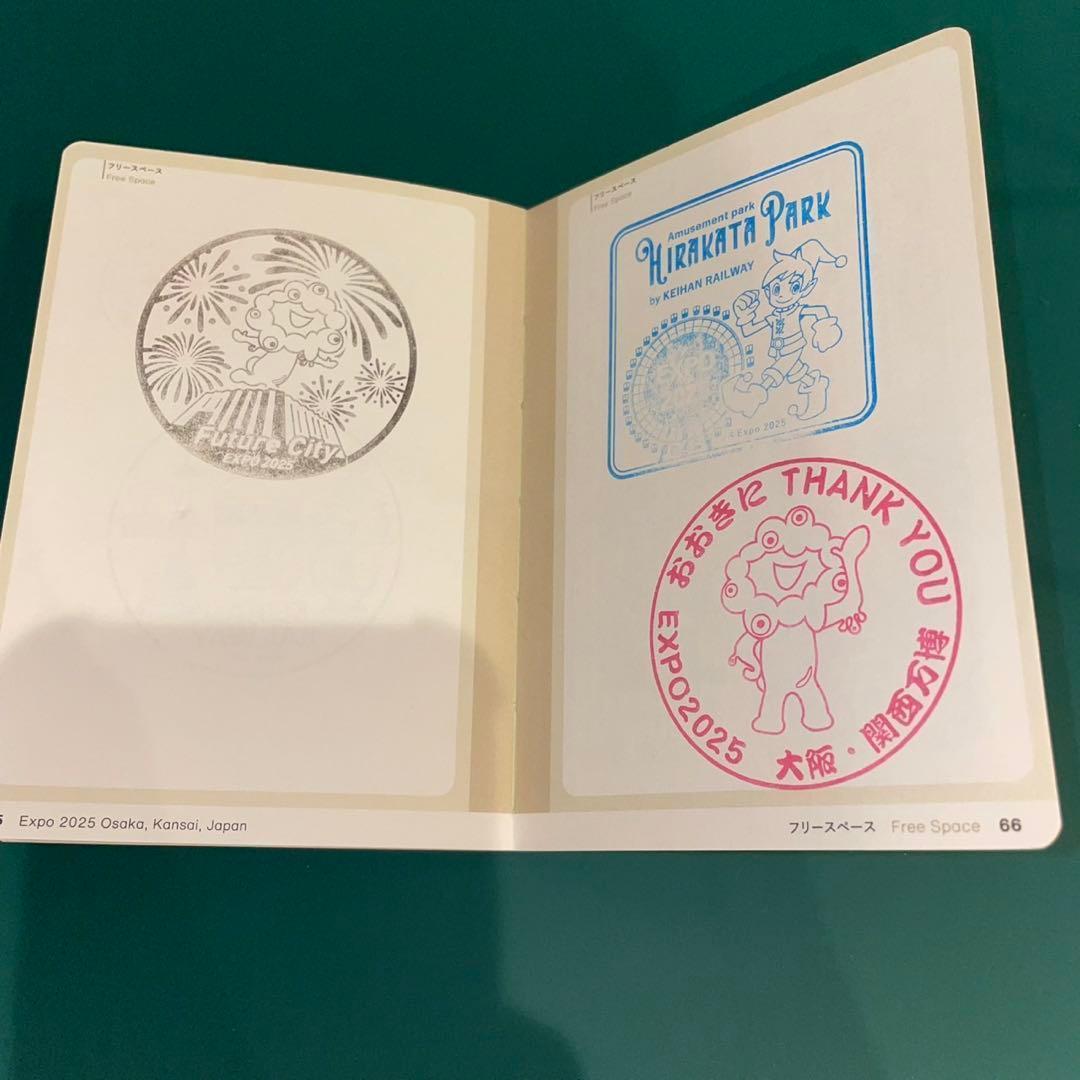 ③ 【コンプ】万博 公式 パスポート コンプリート スタンプ帳 - メルカリ