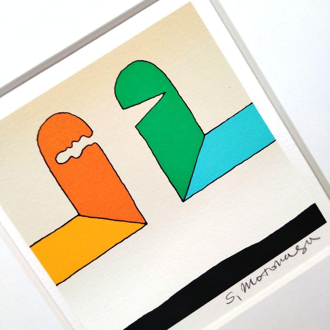 ☆ 元永定正 シルクスクリーン