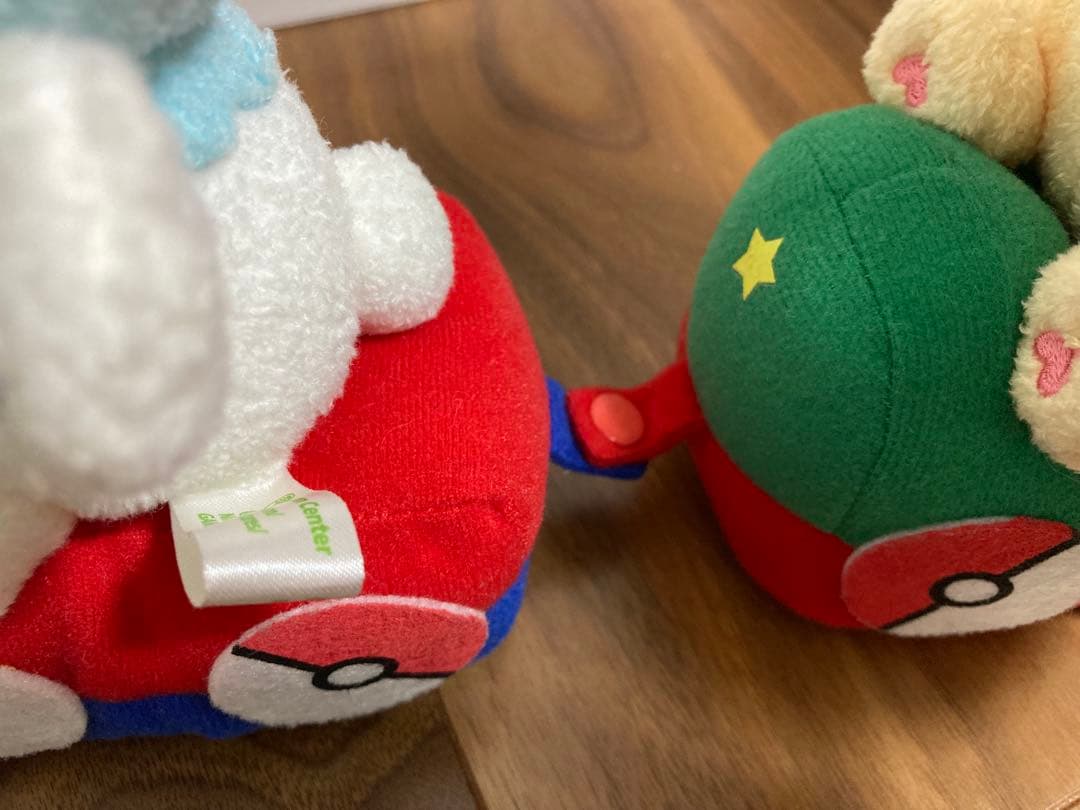 2011年発売つながるぬいぐるみ ピカチュウ ミジュマル クマシュン タブンネ