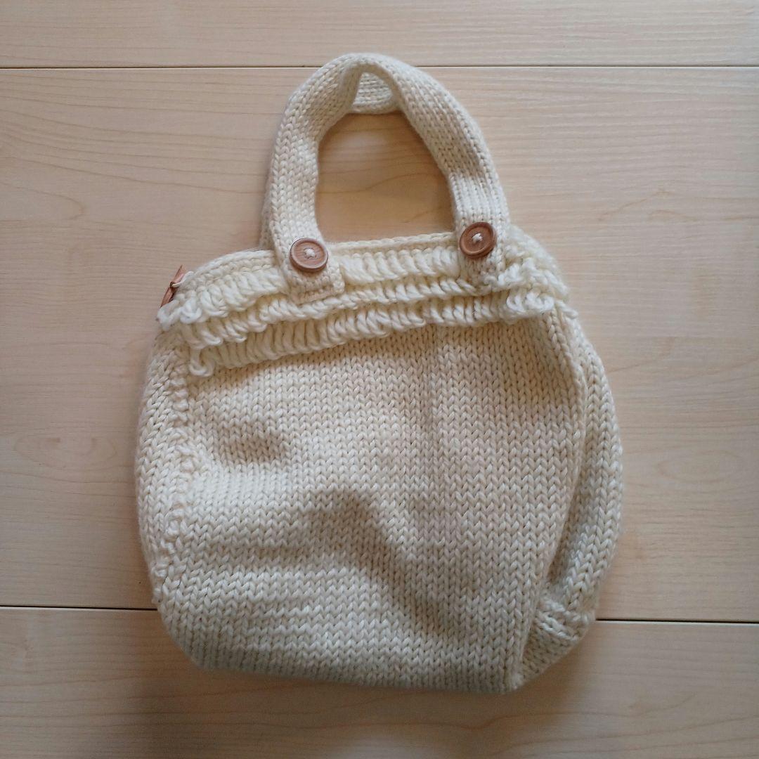 激レア ハローキティ ニットバッグ 1998年 レトロ 毛糸 希少