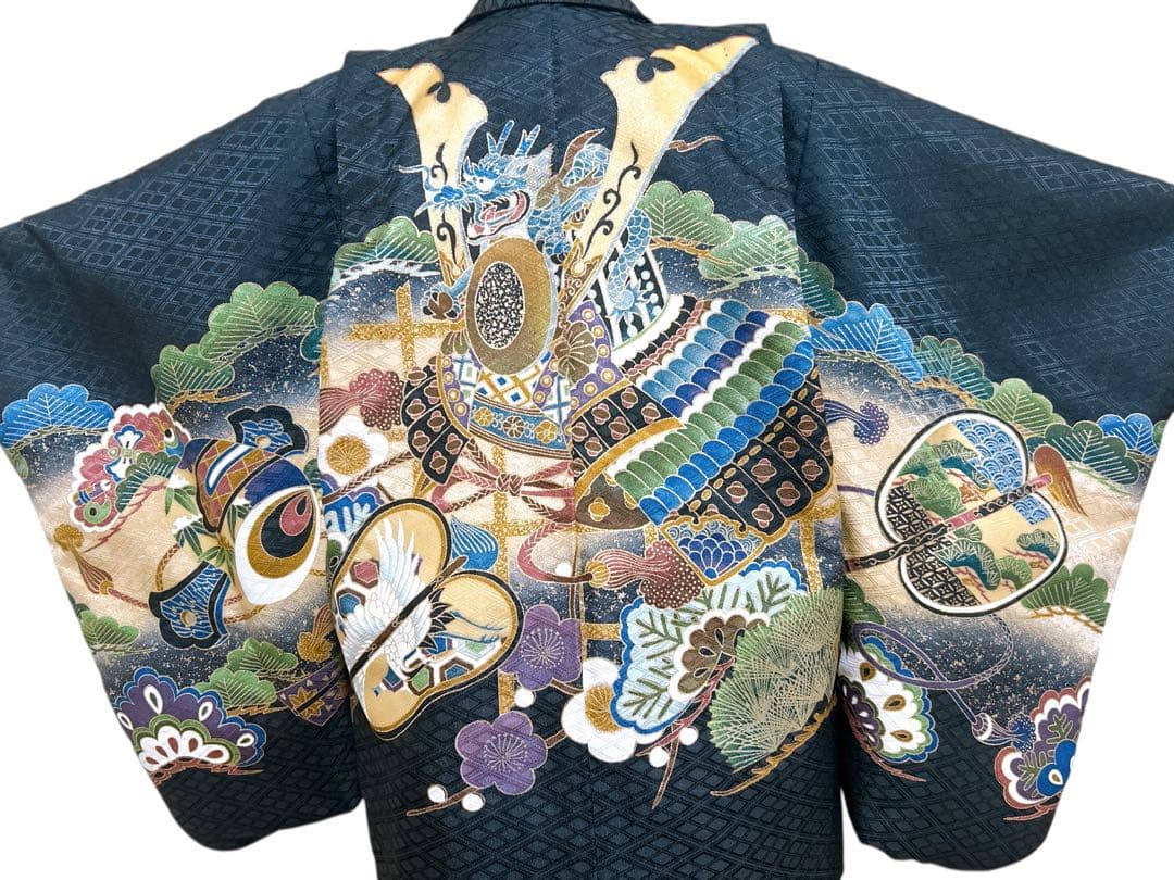 正統派♡七五三　5歳　男の子　セット　一式　黒系　兜