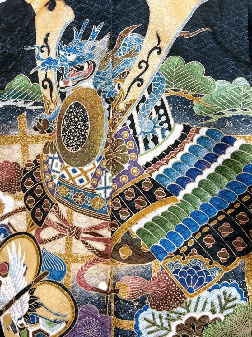 正統派♡七五三　5歳　男の子　セット　一式　黒系　兜