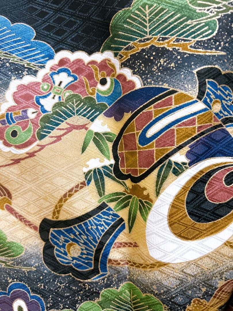 正統派♡七五三　5歳　男の子　セット　一式　黒系　兜