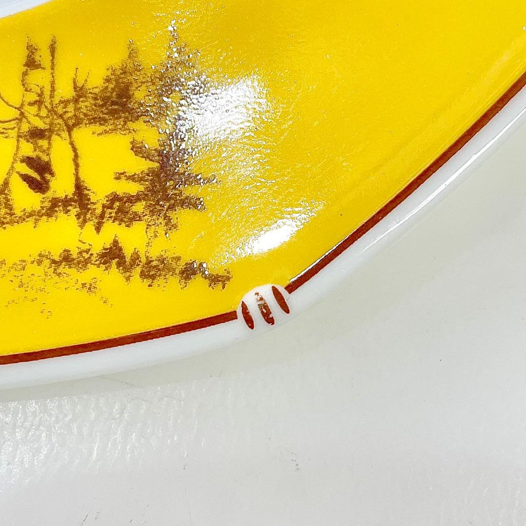 ◎HERMES エルメス シャス イエロー 八角プレート ダックスフンド