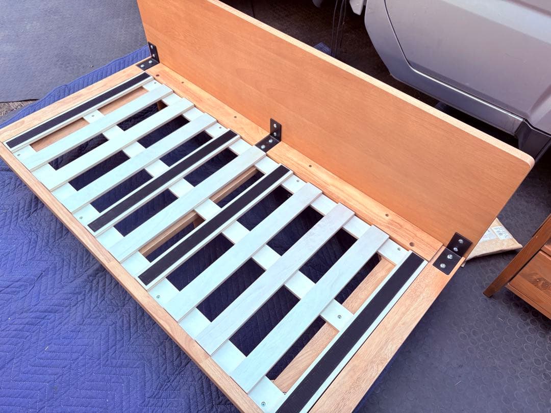 無印良品 ゆったり座れるアームレスソファ 2シーター