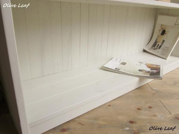 サイズ、デザインオーダー可！超ワイド4段ラック●ナチュラルホワイト●受注製作