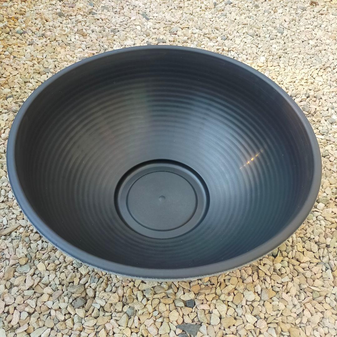 超大型 軽量 プラ睡蓮鉢 水替え楽々 めだか鉢 水鉢 ビオトープ 美品