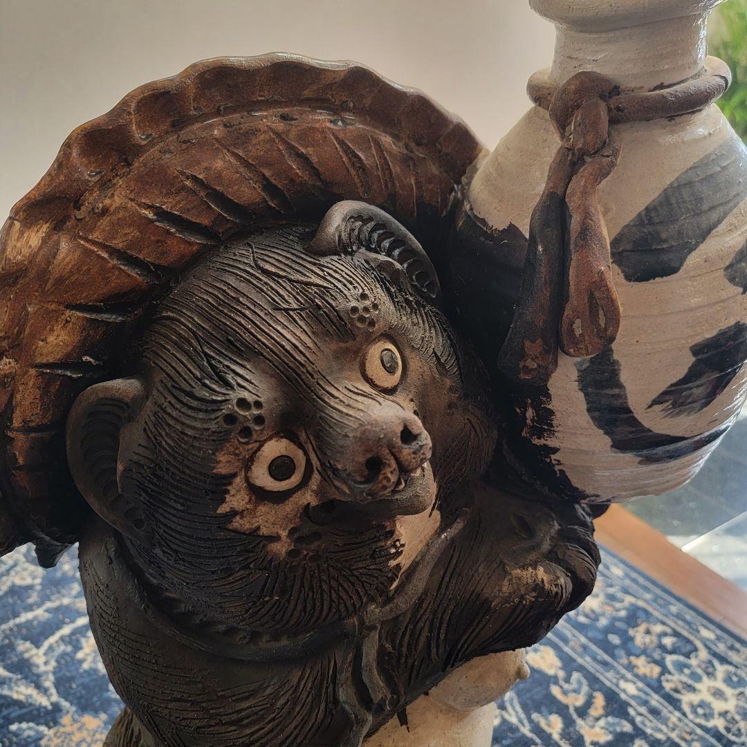 【特大16kg】信楽焼 狸 たぬき