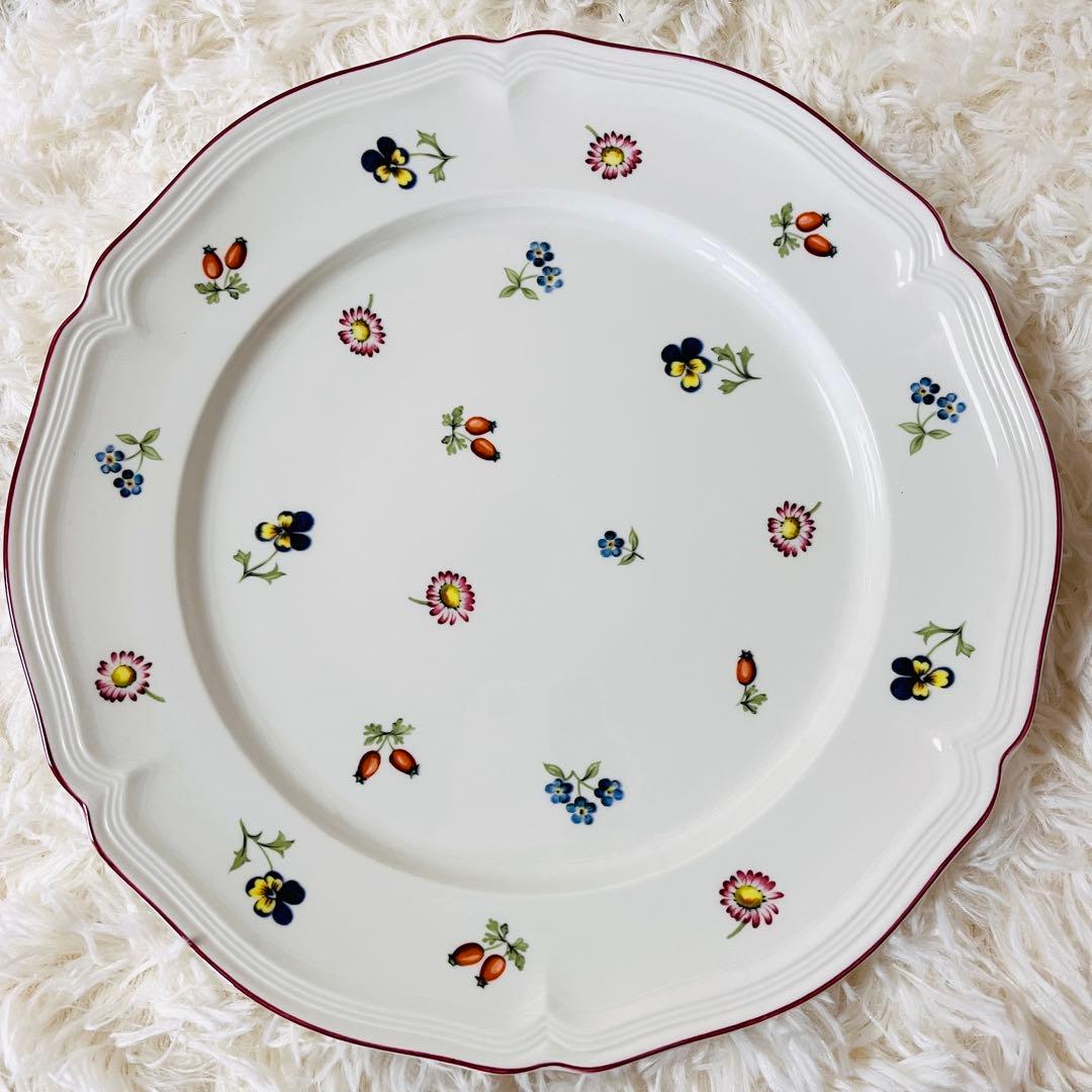 【美品】Villeroy & Boch プチフルール　皿　大・中6枚セット　廃盤