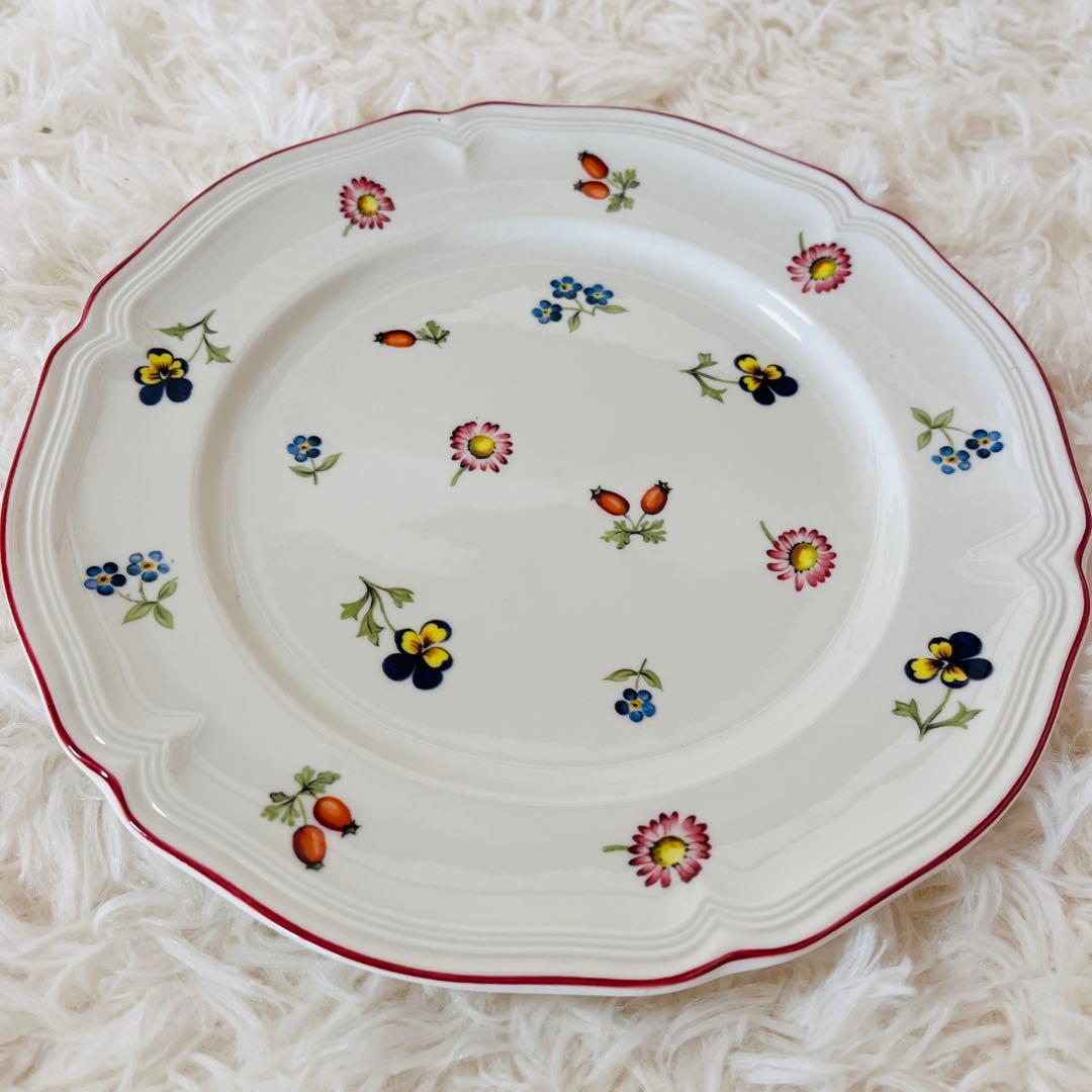 【美品】Villeroy & Boch プチフルール　皿　大・中6枚セット　廃盤