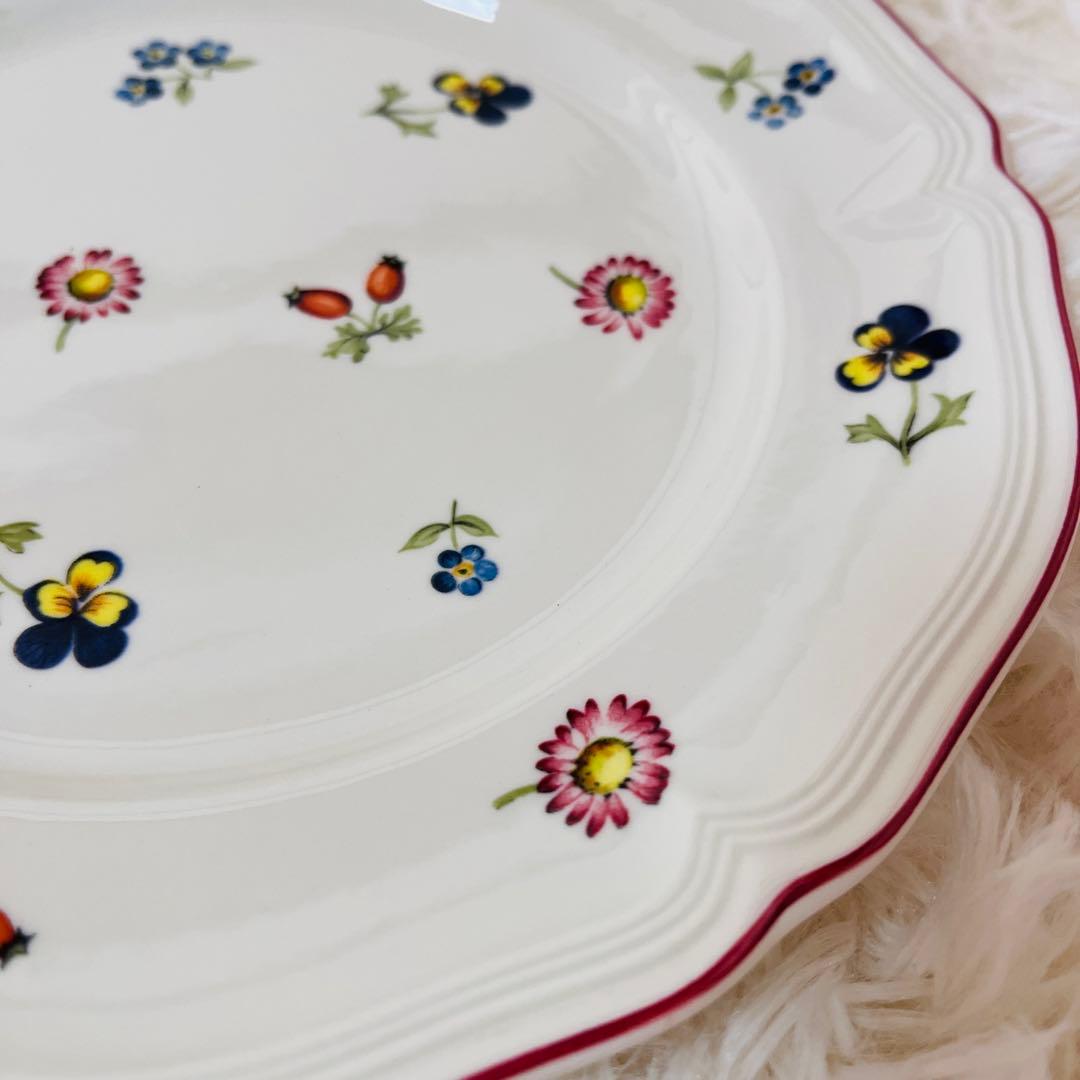 【美品】Villeroy & Boch プチフルール　皿　大・中6枚セット　廃盤