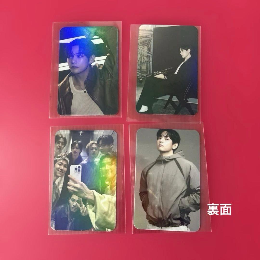 BTS V フィルムブックマーク•両面ホログラムフォトカード•ステッカー