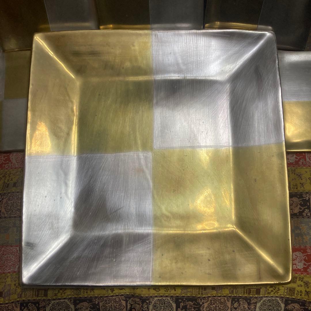 銘々皿セット　銀彩　5枚