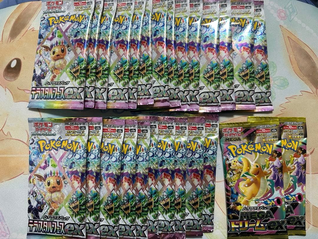 テラスタルフェスex 24パック　MEGAドリームex 2パック　未開封
