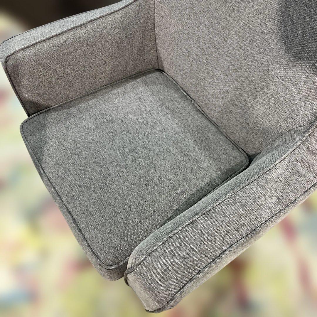 【ノーチェ】一人掛けソファ◆グレー◇程度良好◆