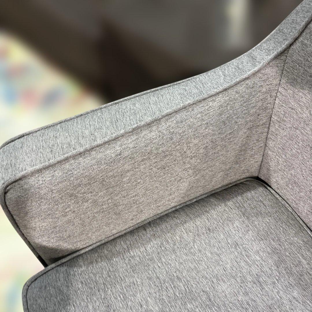 【ノーチェ】一人掛けソファ◆グレー◇程度良好◆