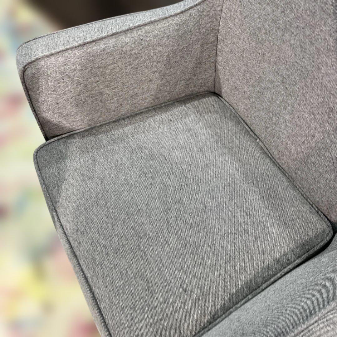 【ノーチェ】一人掛けソファ◆グレー◇程度良好◆