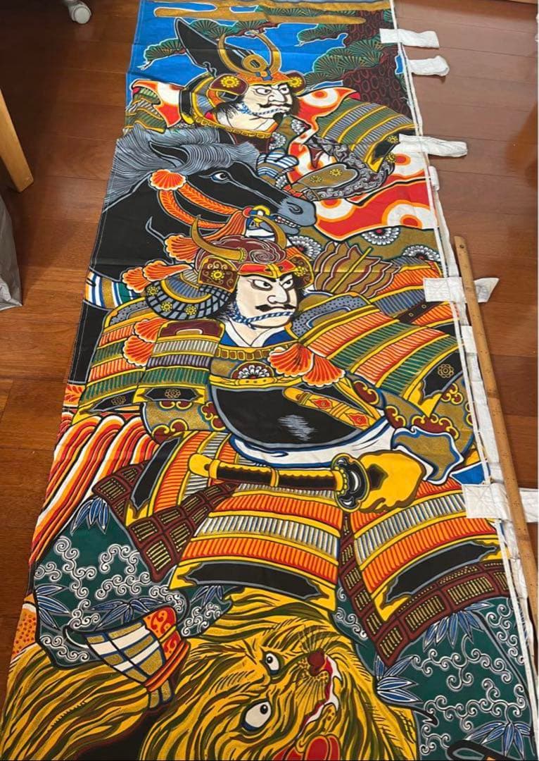 武者絵のぼり　木綿