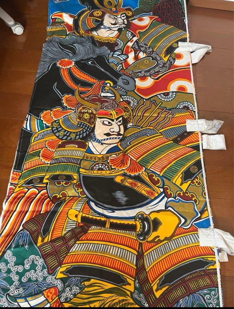 武者絵のぼり　木綿