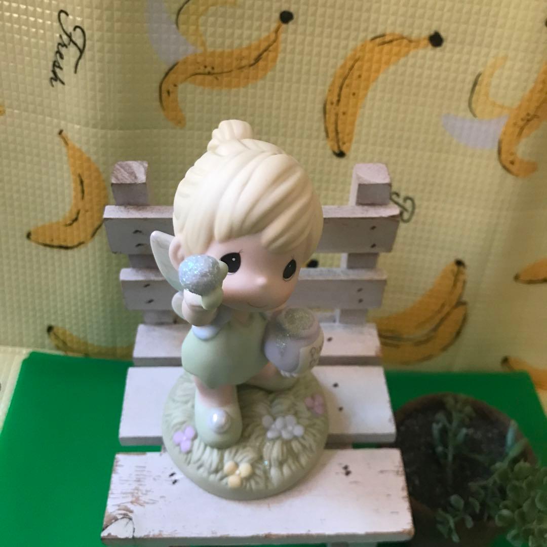 ディズニー⭐️プレシャスモーメント⭐️コラボ⭐️ティンカーベル⭐️2007年品⭐️陶器