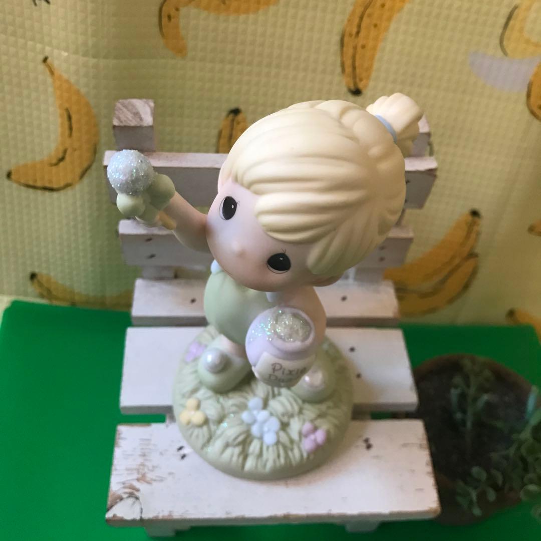 ディズニー⭐️プレシャスモーメント⭐️コラボ⭐️ティンカーベル⭐️2007年品⭐️陶器