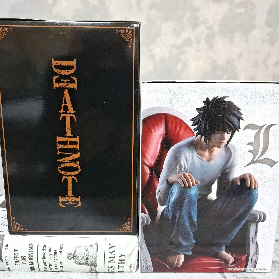デスノート A賞 弥海砂 ミサミサ B賞 L フィギュア2点セット 未開封