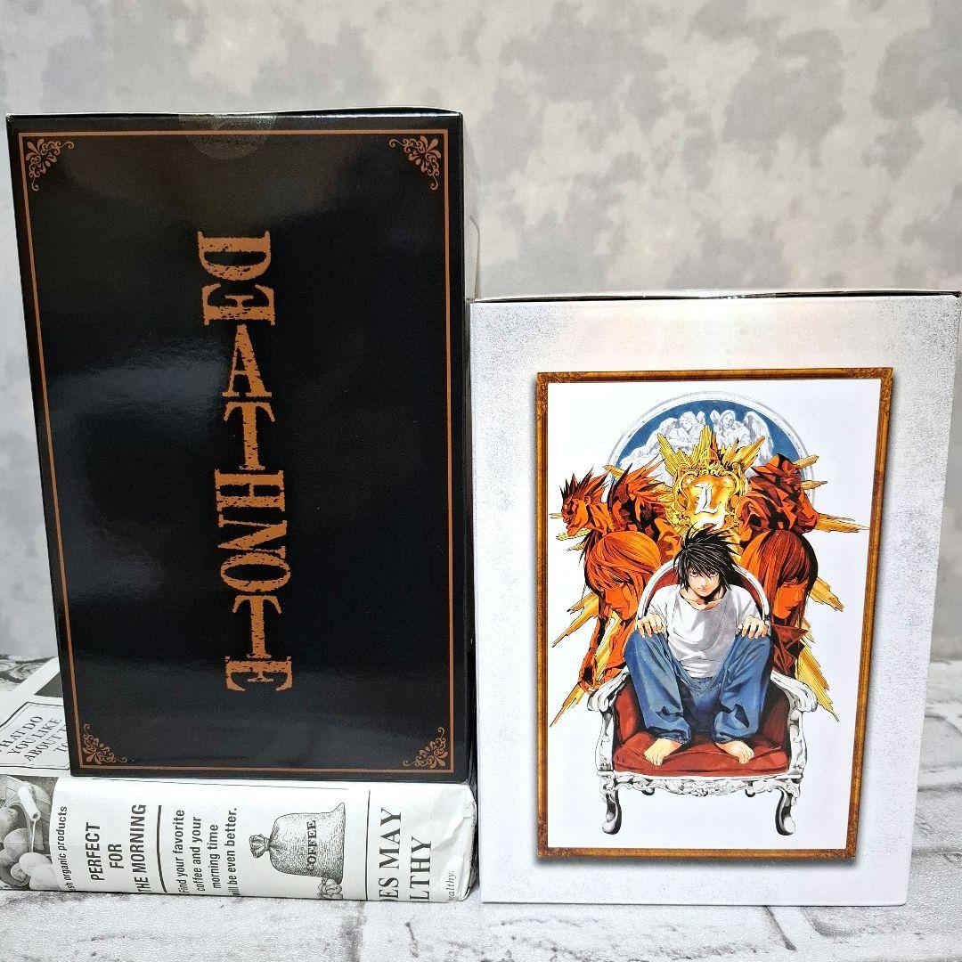 デスノート A賞 弥海砂 ミサミサ B賞 L フィギュア2点セット 未開封