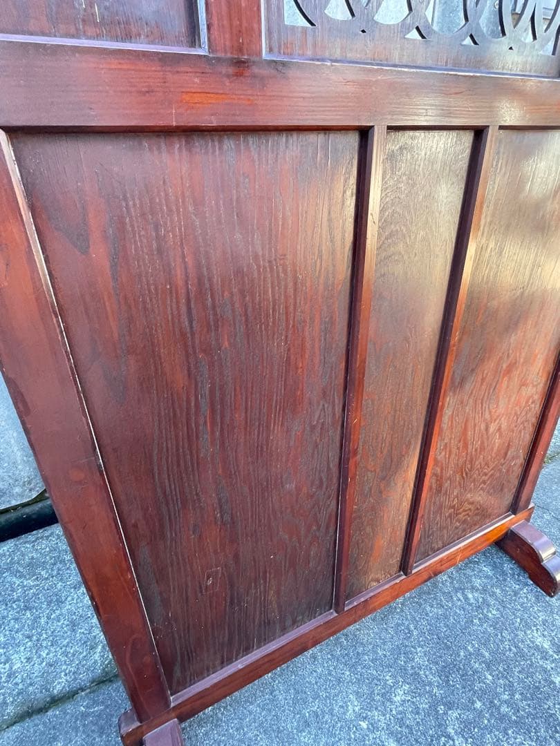 稀少/ビンテージ/古道具/当時物/無垢材/和風/衝立/パーテーション