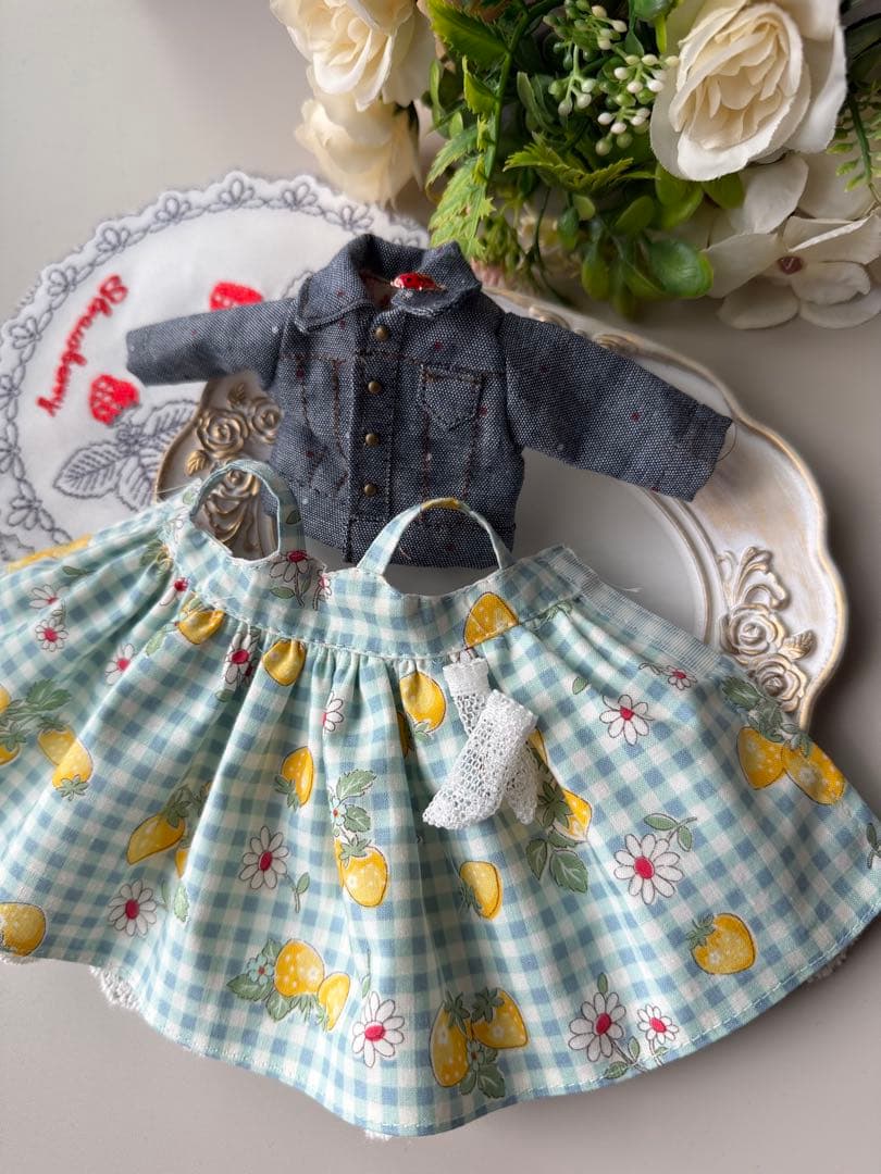 ブライスアウトフィット　ワンピース、デニムジャケット、靴下　３点セット