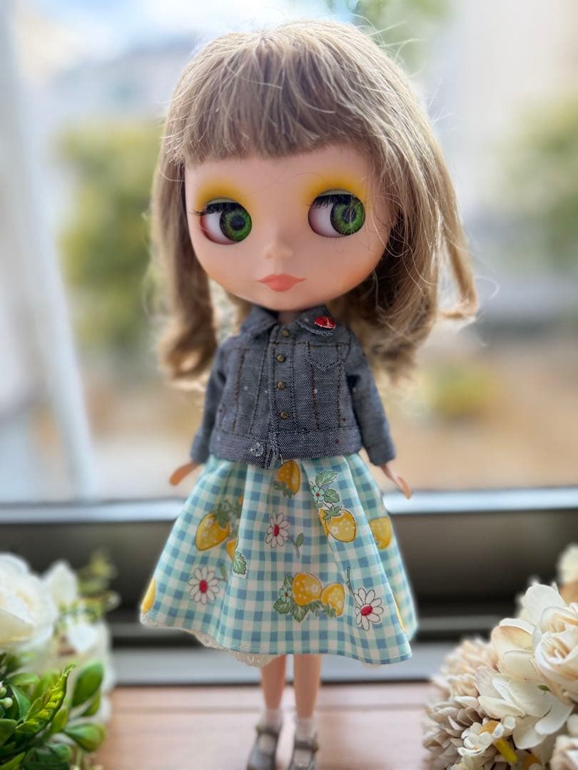 ブライスアウトフィット　ワンピース、デニムジャケット、靴下　３点セット