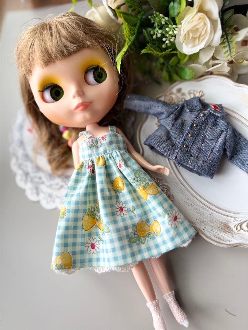 ブライスアウトフィット　ワンピース、デニムジャケット、靴下　３点セット