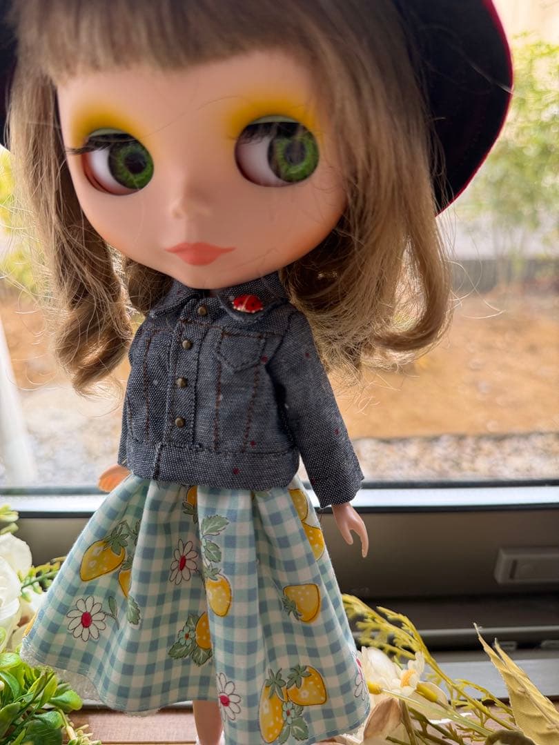 ブライスアウトフィット　ワンピース、デニムジャケット、靴下　３点セット