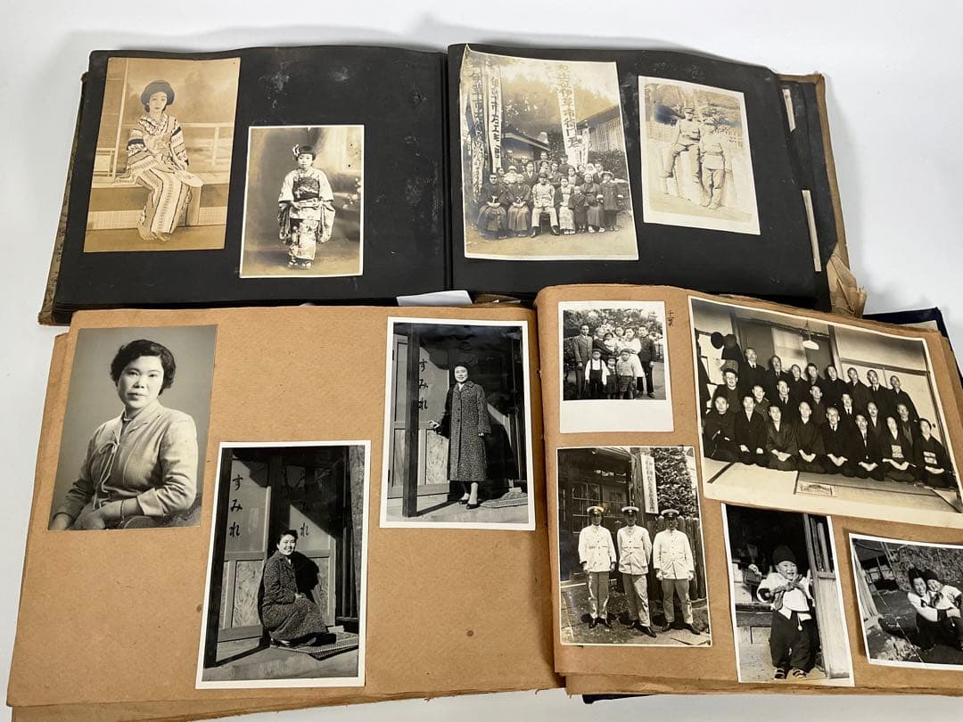 軍隊 軍人 戦争 旧日本軍 家族写真 まとめて軍隊アルバム 古写真 写真帖